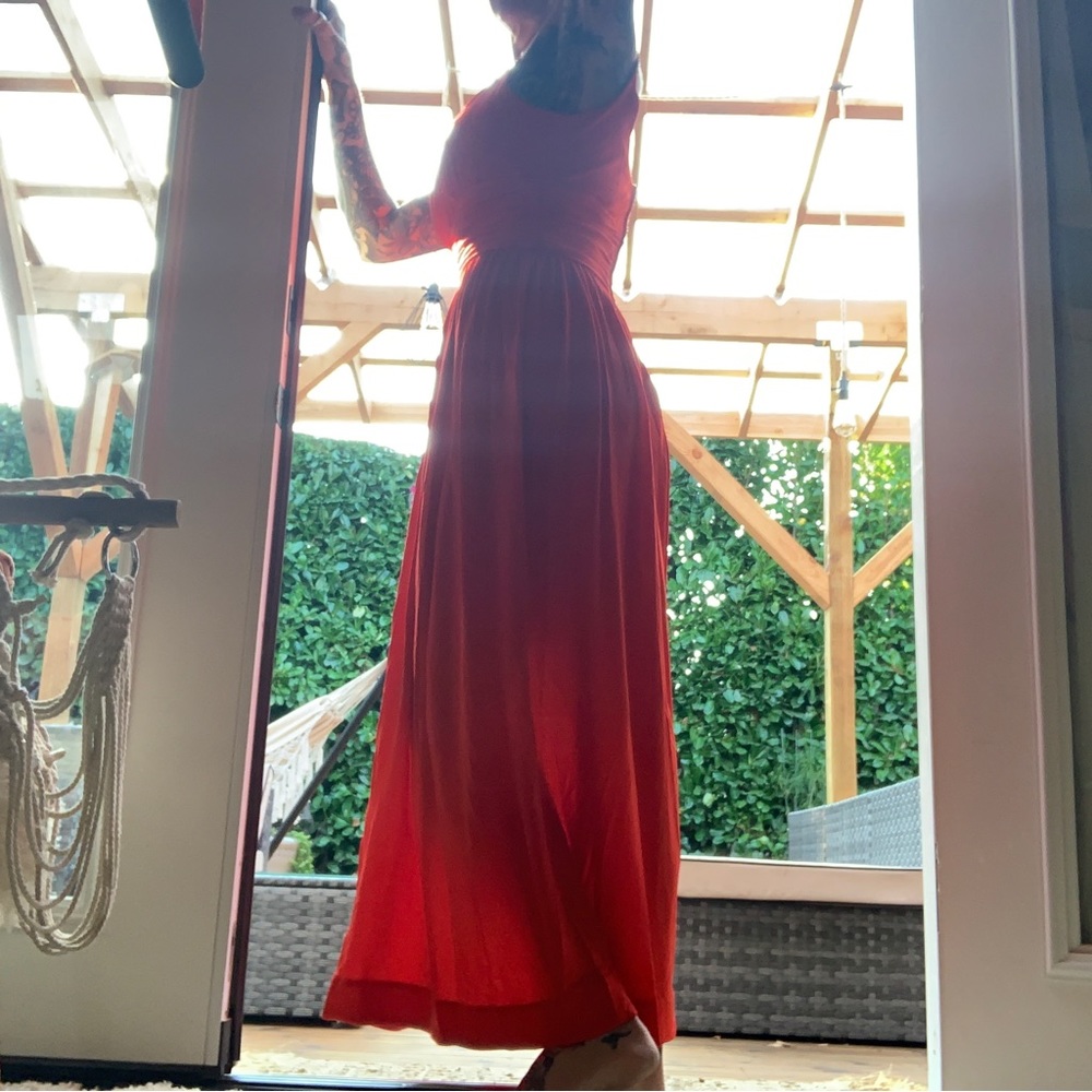 70s vintage prom dress